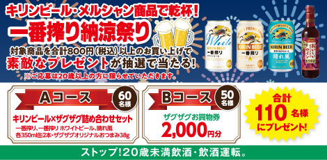 一番搾り納涼祭り